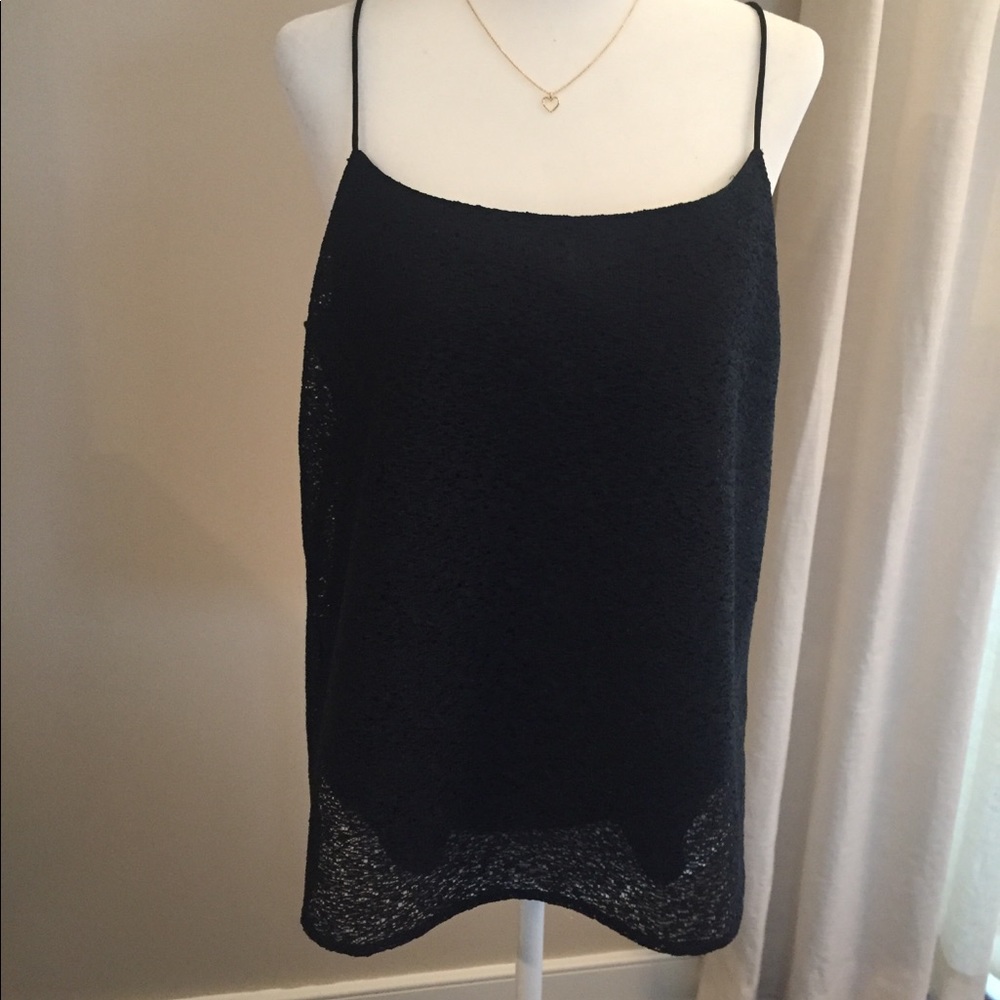 NWT! Theory NADE Lace Spaghetti Strap Tank